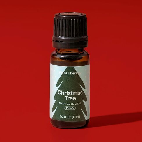 Plant Therapy Christmas Tree Holiday Essential Oil Blend 100% Pure, Undiluted, Natural, Therapeutic Grade 10 mL (1/3 oz) in Kuwait
