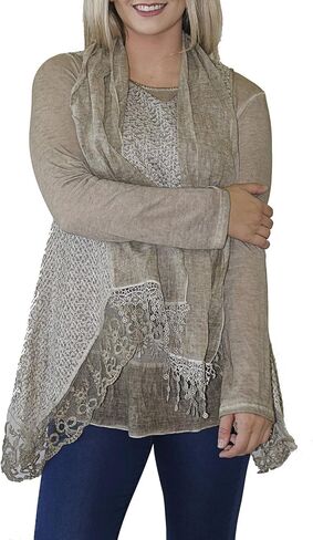 Women's Tan 3-piece Thin Cardigan Set in Saudi Arabia