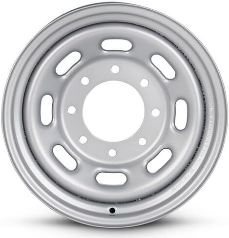 عجلة استبدال OEM جديدة لـ 1999-2004 Ford F350SD SRW مقاس 16 × 7 بوصة حافة فولاذية مطلية باللون الفضي تناسب LT265/75R16 in Saudi Arabia