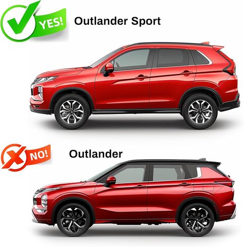 وصلة مقطورة Kojem فئة 3 متوافقة مع 2011-2024 Mitsubishi RVR Outlander Sport 2 بوصة جهاز استقبال سحب وصلة جر مطلية بمسحوق أسود بسعة 3,500 رطل in Saudi Arabia