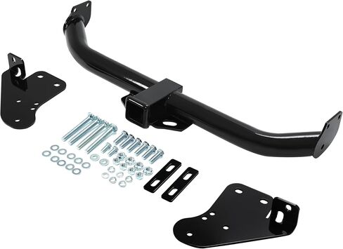 وصلة مقطورة Kojem فئة 3 متوافقة مع 2011-2024 Mitsubishi RVR Outlander Sport 2 بوصة جهاز استقبال سحب وصلة جر مطلية بمسحوق أسود بسعة 3,500 رطل in Saudi Arabia