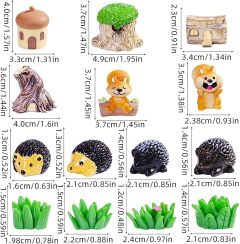 100 Pcs Luminous Mini Duck Tiny Resin Duck Little Duck Figurines Bulk for Dollhouse Ornament Micro Garden Landscape Hide and Seek Prank Toys DIY Adorable Party Toys Crafts Decor in Saudi Arabia