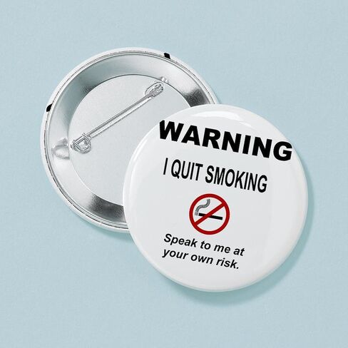 CafePress أنا أقلع عن التدخين، 2.25 زر، 2.25 بوصة in Saudi Arabia