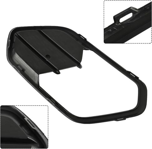 munirater 1 Pc Front Bumper Fog Light Driver Side w/Black Cover Replacement for Escape 2017-2019 FO2520194, FO1038178, GJ5Z13200D, GJ5Z17E811BA in Saudi Arabia