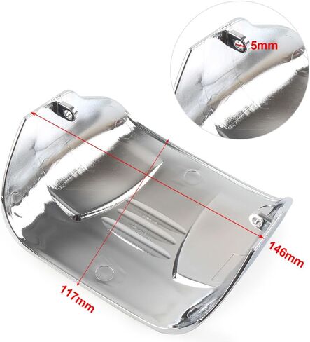FSFY 1 PCS Motorcycle Tail Light Chrome Cover for Harley Dyna for Softail Tour Glide for Road King FXRS in Saudi Arabia
