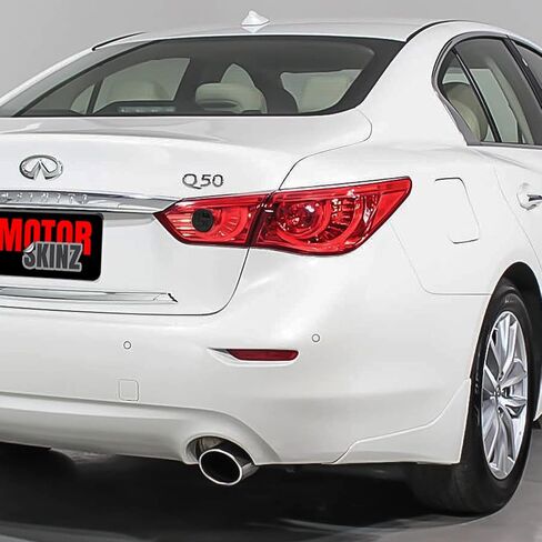 SlickMod صبغة دخان الفينيل مسبقة القطع لـ 2014-2017 Infiniti Q50 Q50S ضوء خلفي وعاكس (ضوء خلفي كامل، 35 دخان خفيف) in Saudi Arabia