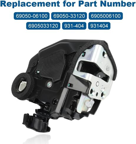Rear Right Passenger Side Door Lock Latch Actuator Compatible with 2007-2021 Replacement for 69050-06100 69050-33120 in Saudi Arabia