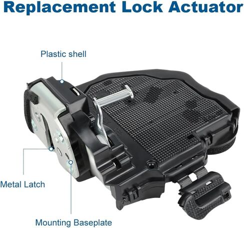 Rear Right Passenger Side Door Lock Latch Actuator Compatible with 2007-2021 Replacement for 69050-06100 69050-33120 in Saudi Arabia