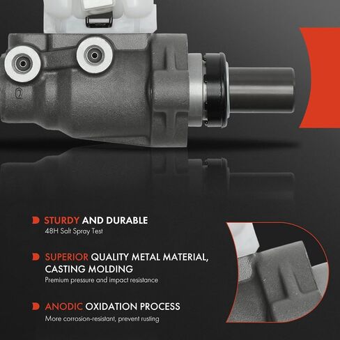 A-Premium Brake Master Cylinder with Reservoir and Sensor Compatible with Suzuki Vehicles - Grand Vitara 2001, XL-7 2002-2005 in Saudi Arabia