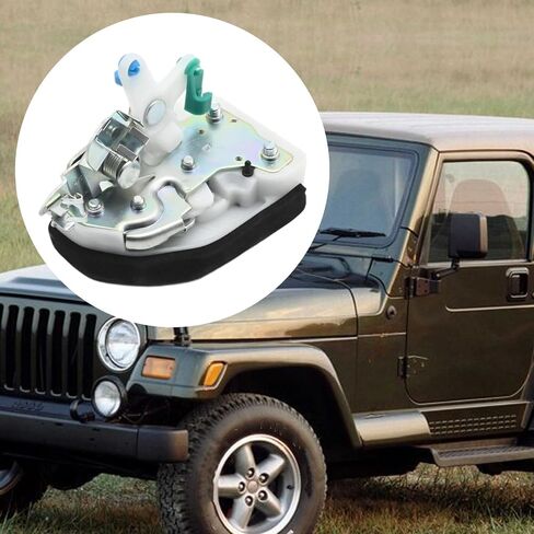 55075990AE مشغل مزلاج قفل الباب الجانبي الأيمن للراكب الأمامي، بديل لسيارة جيب رانجلر TJ SE Sport 2.5L Sahara X Sport 4.0L 1997-2002، يستبدل 055075990 in Saudi Arabia