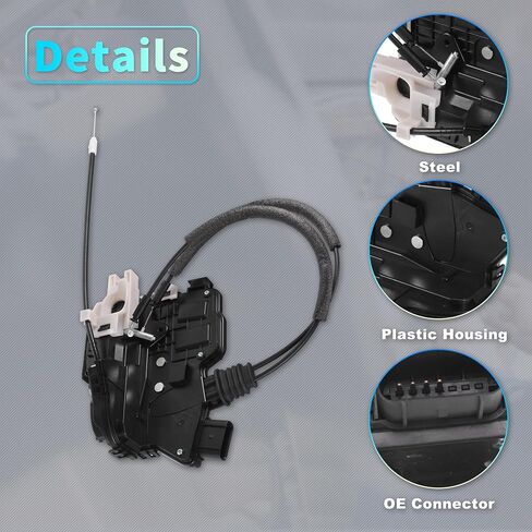 X AUTOHAUX Replacement Front Right Passenger Side Power Door Lock Actuator Motor with Cable for Kia Sorento 2009 2011-2014 Door Latch Actuator Assembly Replace No.813202P020 Black in Saudi Arabia