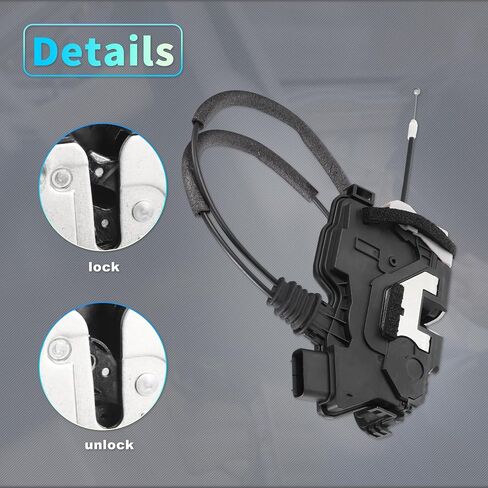 X AUTOHAUX Replacement Front Right Passenger Side Power Door Lock Actuator Motor with Cable for Kia Sorento 2009 2011-2014 Door Latch Actuator Assembly Replace No.813202P020 Black in Saudi Arabia
