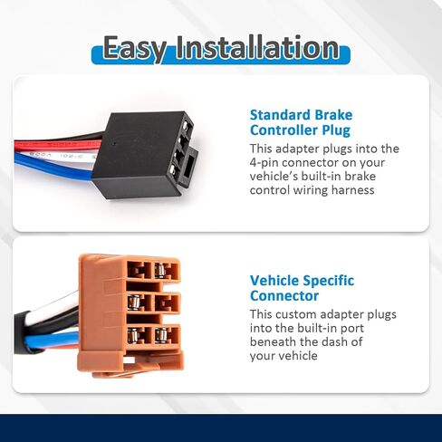 WSays Brake Control Wiring Adapter Plug & Play متوافق مع Cadillac Escalade Fit Chevrolet Avalanche Silverado Tahoe Fit GMC Sierra Yukon 1999-2002 in Kuwait