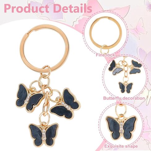 CRASPIRE 27Pcs Gummy Bear Keychains Bulk 9 Colors Iron Keyring Key Chains Transparent Small Mini Resin Candy Animal Hanging Pendant for Car Key Keychain Bag Purse Party Favors DIY Decoration in Saudi Arabia
