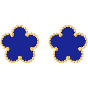 أقراط من الفولاذ المقاوم للصدأ مطلية بالذهب بأربع أوراق البرسيم للنساء in Kuwait