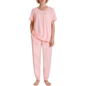 Women's Petite Cotton Pajamas Set Petite Size Pants in Saudi Arabia