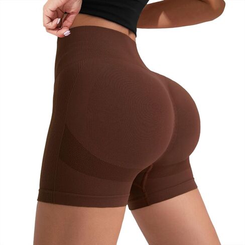 Stretch Yoga Leggings Shorts for Women Gym Athletic Lifting Leggings Ladies High Waisted Belly Control Shorts in Saudi Arabia