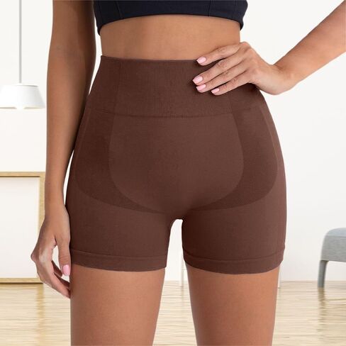 Stretch Yoga Leggings Shorts for Women Gym Athletic Lifting Leggings Ladies High Waisted Belly Control Shorts in Saudi Arabia