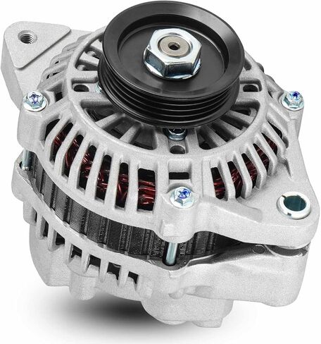 New Alternator 75 Amp Fit for Honda Civic with Standard Equipment 1996 1997, for Honda Civic 1998-2000 (1999 Civic not fit SI model), for Honda Civic del Sol 1996 1997, 12V 1.6 1.6L, AMT0091 113035 in Saudi Arabia