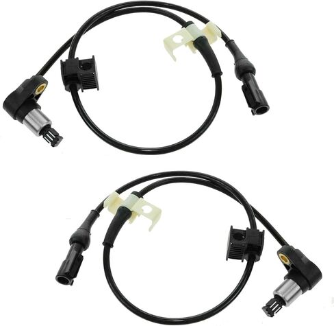 TRQ Front ABS Wheel Speed Sensor Set Compatible with 1997-2002 Ford Expedition 1997-2003 F-150 2004 F-150 Heritage 1997-1999 F-250 2002 Lincoln Blackwood 1998-2002 Navigator in Saudi Arabia