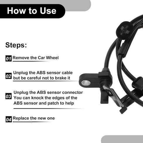 ABS عجلة السرعة الاستشعار No.8954252030 FR ABS الاستشعار نظام الفرامل المضادة للقفل حساسات لسيارات تويوتا يارس 2007-2011 in Kuwait