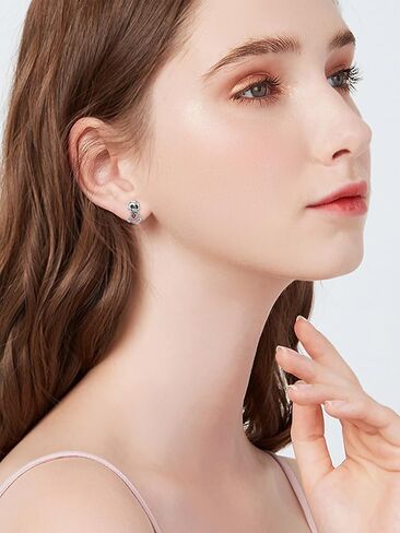 Ghost/Bat/Skull Stud Earrings 925 Sterling Silver Gothic Earrings Halloween Gothic Jewelry for Women in Kuwait