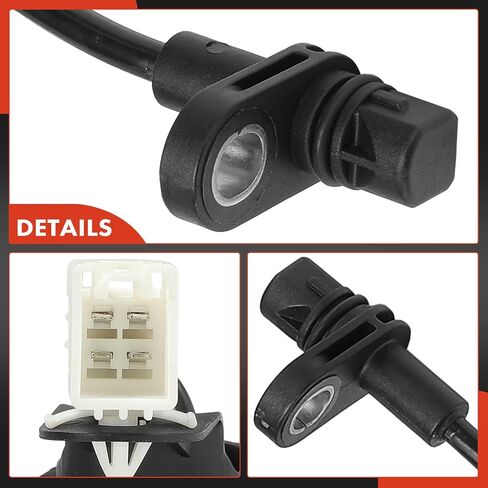 A-Premium ABS Wheel Speed Sensor Compatible with Mazda Models - CX-5 CX5 2017 2018 2019 2020 2021, 2.5L, FWD - Rear Driver and Passenger Side, 2-PC Set, Replace# KA0G437EYA, KA0G437EX in Saudi Arabia