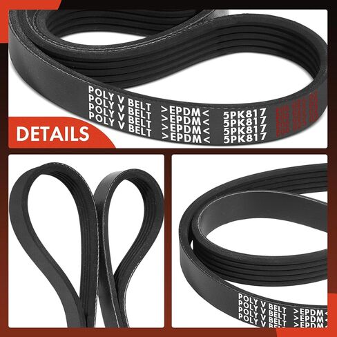A-Premium Engine Serpentine Drive Belt Compatible with Mazda RX-8 RX8 2004 2005 2006 2007 2008 R2 1.3L in Saudi Arabia