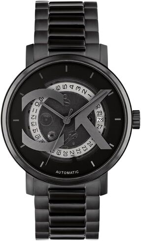 Calvin Klein Men's CK Iconic - 40mm 3H Automatic Watch - Stainless Steel Bracelet - Water Resistance 30 Meters - Self-Winding Mechanical Movement - Luxury Timepiece - Gift for Him in Saudi Arabia