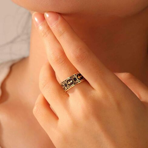 Russian Orthodox Cross Ring for Men Jesus Christ Amulet Stainless Steel Religious Christian Jewelry in Saudi Arabia
