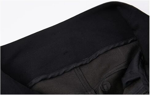 Womens Solid Skinny Leather Pants High Waist Office Sheepskin Pencil Trousers with Pockets in Saudi Arabia