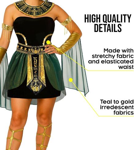 Morph Egyptian Costume Women, Cleopatra Costume Adult, Cleopatra Halloween Costumes, Halloween Costumes For Women Adult in Saudi Arabia