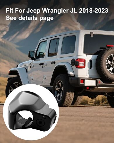 Backup Camera Bezel with Wrench Fit for Jeep Wrangler JL JLU 2018 2019 2020 2021 2022 2023, Rear View Camera Trim Cover Case Replace 68301879AB in Saudi Arabia