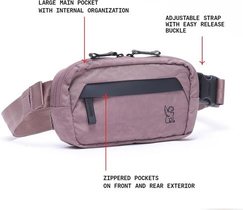 حقيبة حبال Chrome Industries Sabin سعة 1.5 لتر - حقيبة كروس خفيفة الوزن مع جيوب داخلية وخارجية - مثالية للسفر والحمل اليومي in Saudi Arabia