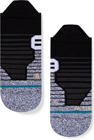 Stance Versa Tab Socks 3-Pack (MD (Men's Shoe 6-8.5, Women's Shoe 8-10.5), Black/White) in Saudi Arabia