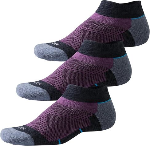 WANDER Merino Wool Breathable Running Socks 3 Pairs Athletic Ankle Sock Cushioned Support Thermal Low Cut Hiking Socks in Kuwait
