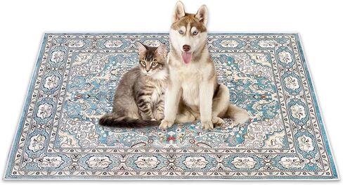 kathson Large Reusable Puppy Pads, 55×78.7 Inch Washable Pads for Dogs, Non Slip Pet Traning Pads for Puppy Whelping, Crate, Kennel, Playpen，Pattern D in Saudi Arabia