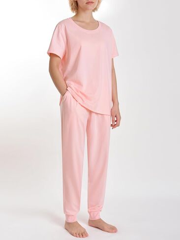Women's Petite Cotton Pajamas Set Petite Size Pants in Saudi Arabia