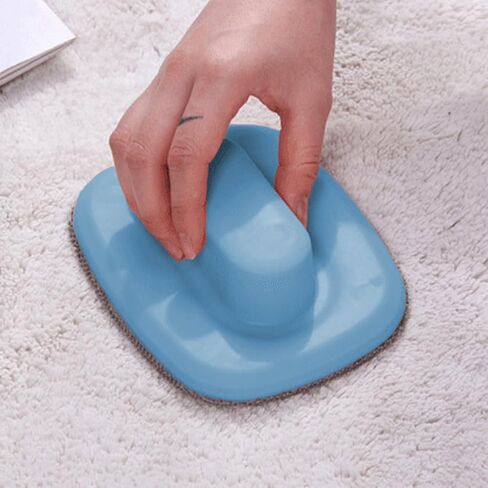 1PC Handheld Window Screen Cleaning Brush - Multi - Function Wet/Dry Brush for Dust Removal,Blue in Saudi Arabia