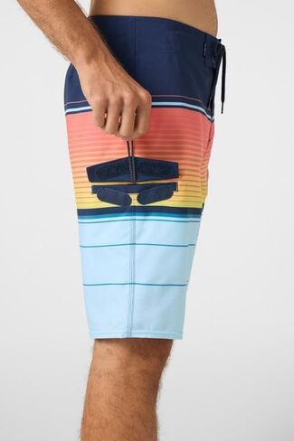 O'Neill Men's Lennox Stripe 21 Boardshorts in Kuwait