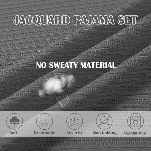 Ruffle Pajama Set, Womens Button Down Pijama Sets Soft Comfy Short Pjs Cute Vintage Ladies Sleepwear in Kuwait