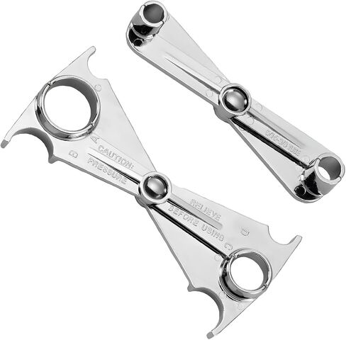 Fuel Line Disconnect Tool, 3/8 and 5/16 Inch Fuel Filter Removal Tool for Quick Disconnection, Multi-Purpose Scissor Fuel Line Wrench Fit Cars Truck SUV, Car Accessories in Kuwait