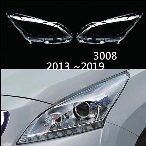Compatible For Audi Q2 Q2L 2018-2021 Headlamp Cover Transparent Lamp Shade Headlight Shell Lens Replace Original Lampshade(1pcs Right) in Saudi Arabia