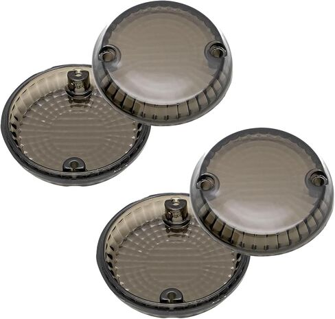 4Pcs Motorcycle Smoke Turn Signals Lens Blinker Covers For Kawasaki Vulcan VN1500 Classic Mean Streak 1600 750 800 900 in Saudi Arabia