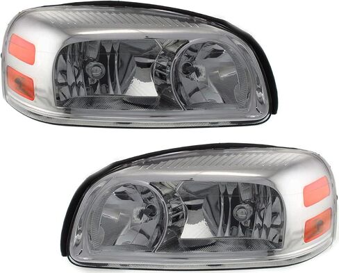 Garage-Pro Driver and Passenger Side Headlight for Chevrolet Uplander 2005-2009 Also Fits Pontiac Montana Halogen With bulb(s) Replaces# 25891660 25891661 in Saudi Arabia