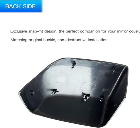 Direct Replacement Mirror Cover Cap Compatible with 2021-2025 Chevy Tahoe & Suburban LS/LT/Premier, GMC Yukon & Yukon XL SLE/SLT, Cadillac Escalade & Escalade ESV Luxury Glossy Black in Saudi Arabia
