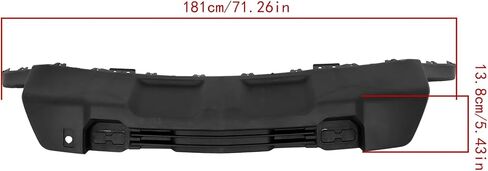 waltyotur Front Lower Bumper Cover Replacement for Silverado 1500 2022 2023 2024 Without Skid Plate and Ventilation Holes in Saudi Arabia