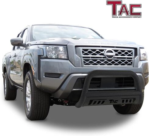 TAC Bull Bar Compatible with 2022-2025 Nissan Frontier Pickup Truck 3" Black Front Bumper Grille Guard Brush Guard Off Road Accessories in Saudi Arabia
