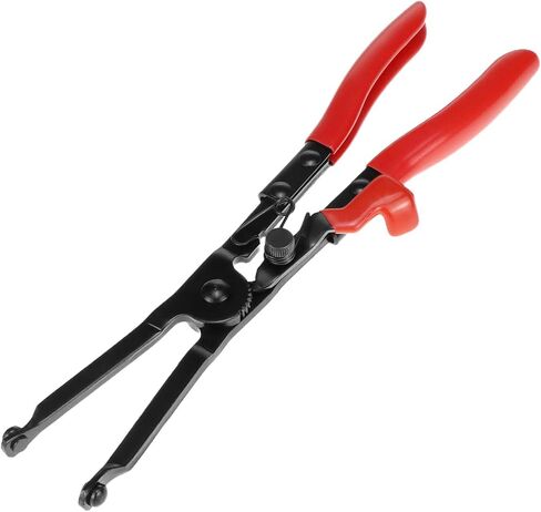 QWORK Clamp Spread Pliers with Locking Device - Long Jaws for Exhaust Pipe Clamps, Lap Joint Clamps in Saudi Arabia