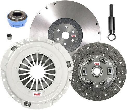 ClutchMaxPRO Heavy Duty OEM Clutch Kit with Flywheel with Slave Cylinder Compatible with 1993-10/1994 Ranger 1994-10/1994 Mazda B2300 2.3L (CP07093HDWS-FW167940-CK) in Saudi Arabia